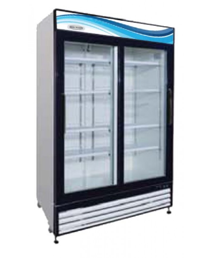 Sliding Glass Door Reach-In Refrigerator (Serv-Ware)