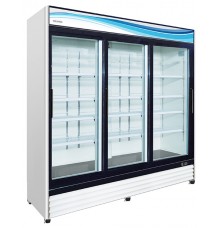 Glass Triple Sliding Door Reach-In Refrigerator | 72 cu. ft. (Serv-Ware)