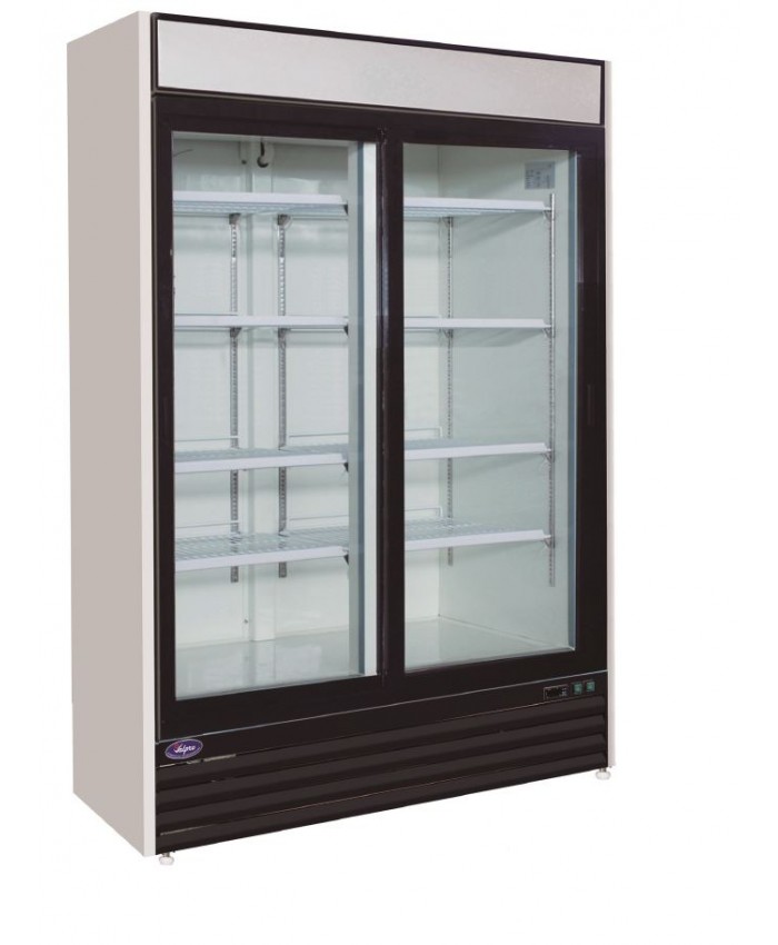 2 Glass Sliding Door Cooler (48 cu.ft.) (Valpro)