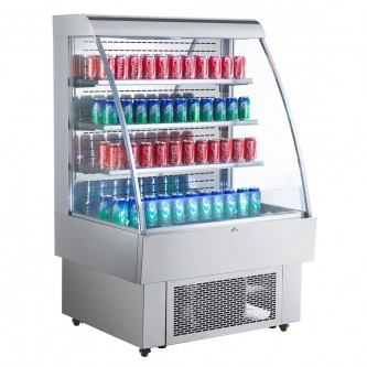 40" Open Refrigerated Merchandiser Grab and Go Display Case (Marchia)