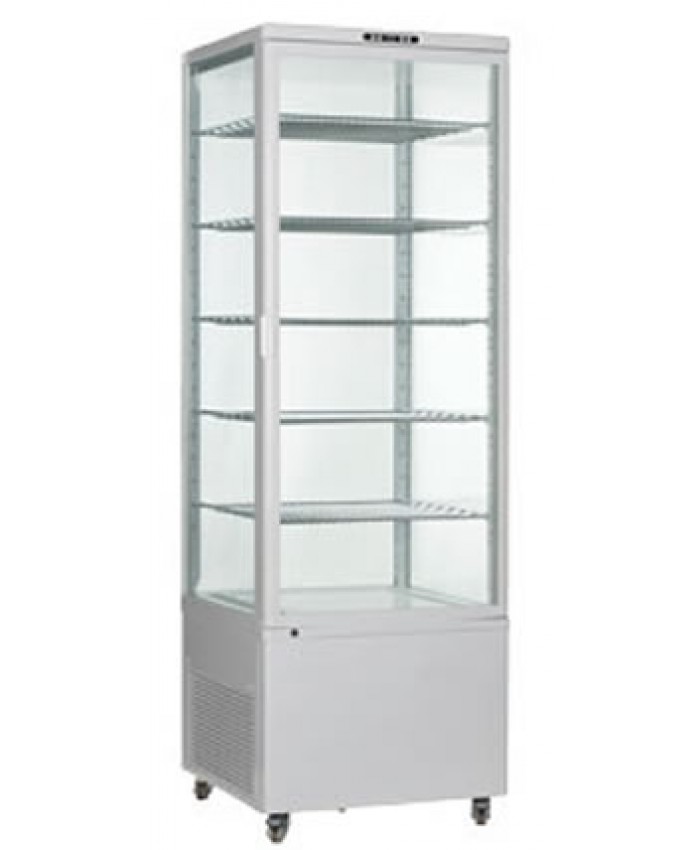 Omcan RS-CN-0380 39.37x34.5x60.12-Inch Open Refrigerated Display Case 13.42 Cu 