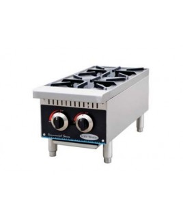 2 Burner Hot Plate 12" (Gas) (Serv-Ware)