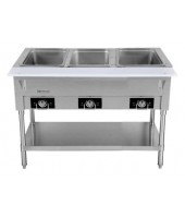 3 Compartment Steam Table (Electric) (Serv-Ware)