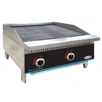 2 Burner Charbroiler 24" (Gas) (Serv-Ware)
