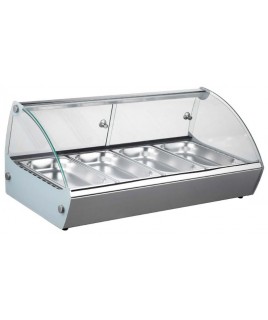 30″ Countertop Hot Food Display Warmer (4 Pans) (Marchia)