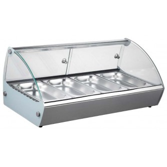 30″ Countertop Hot Food Display Warmer (4 Pans) (Marchia)