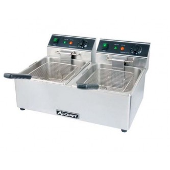 6 L Countertop Double Tank Fryer (Electric) (Adcraft)