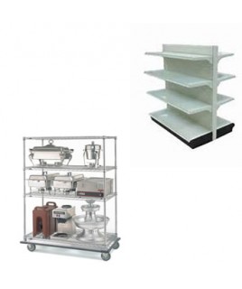 Wire shelving / Gondolas (6)