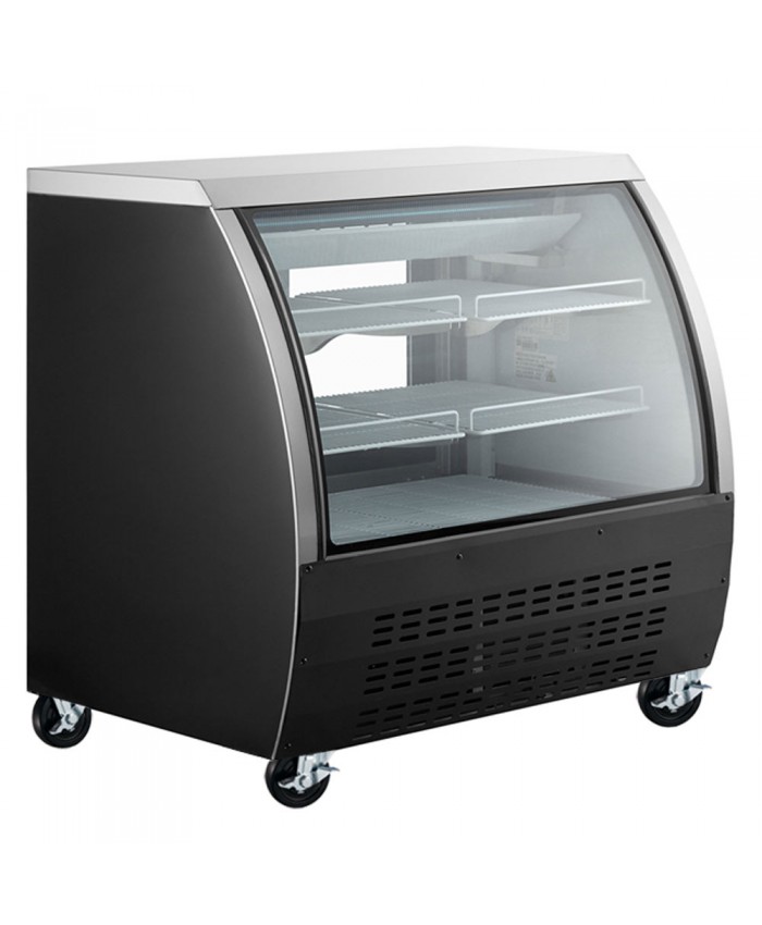 48" Refrigerated Curved Glass Display Case (COLD)