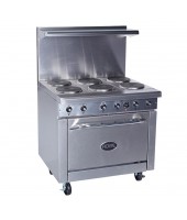 6 Burner 36" Range (Electric) (Royal)