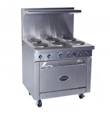 6 Burner 36" Range (Electric) (Royal)