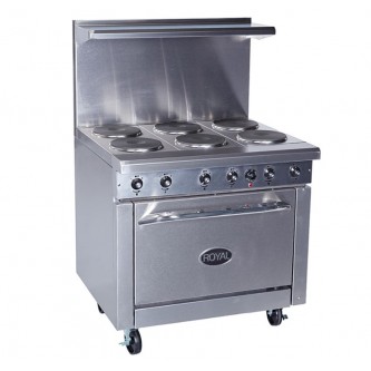 6 Burner 36" Range (Electric) (Royal)